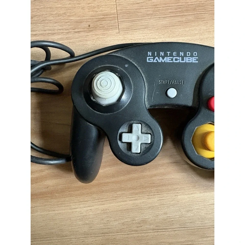 Nintendo GameCube Controller Black DOL-003 OEM Authentic Official